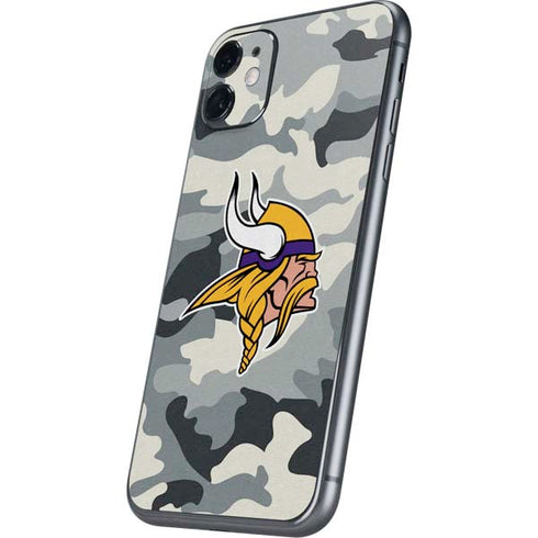NFL Minnesota Vikings Camo iPhone 11 Skin